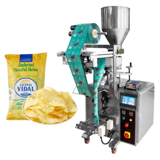 Machine à emballer verticale de sac de graines de granule de sucre de haricots de riz de 200g 500g